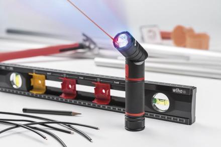 Zaklamp met LED, laser en UV-licht in blister incl. 3x AAA-batterijen